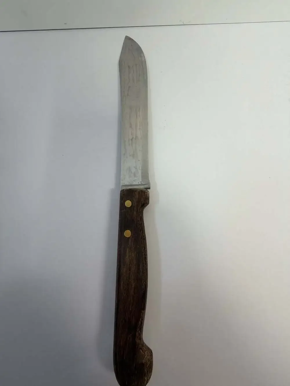 Vintage Ekco Eterna Stainless Steel Utility Knife with Wood Handle